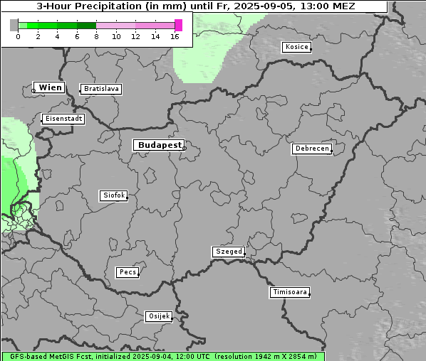 Niederschlag, 5. 9. 2025