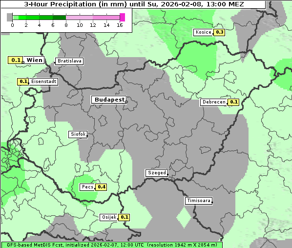 Niederschlag, 8. 2. 2026