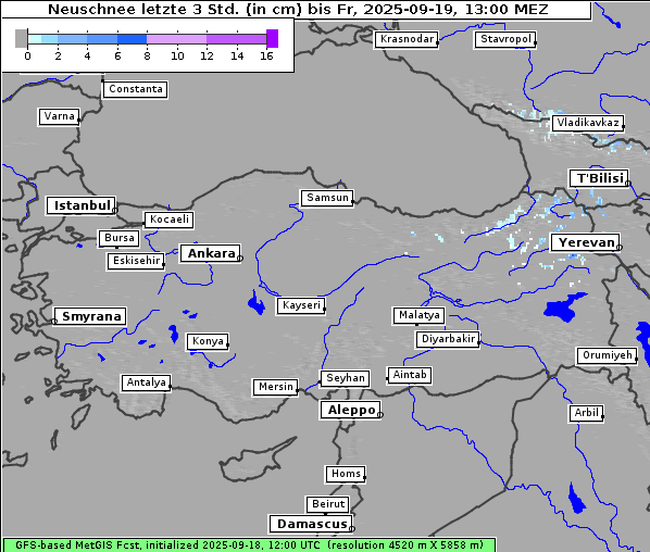 Neuschnee, 19. 9. 2025