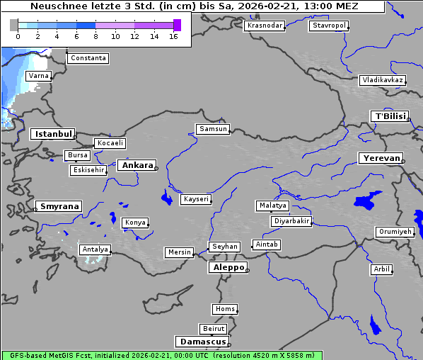 Neuschnee, 21. 2. 2026