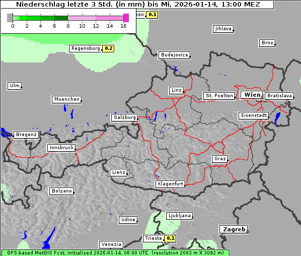 Niederschlag, 14. 1. 2026