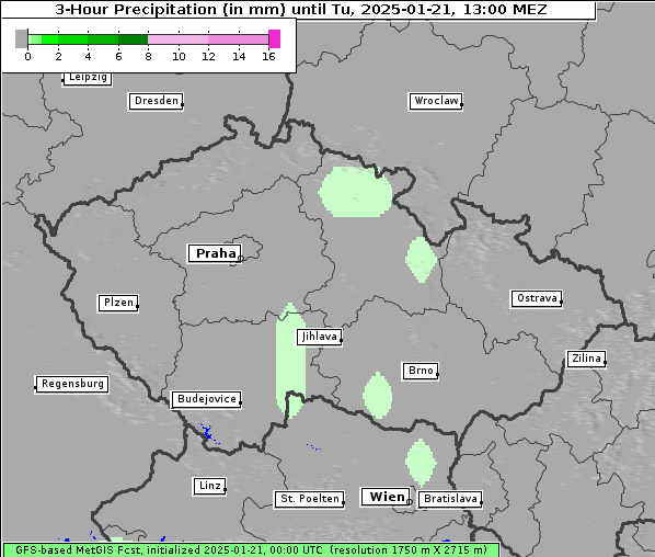 Niederschlag, 21. 1. 2025