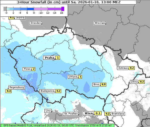 Neuschnee, 10. 1. 2026