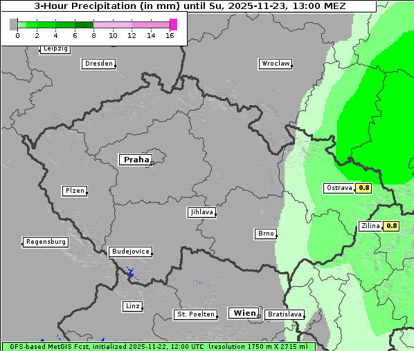 Niederschlag, 23. 11. 2025