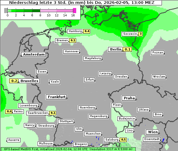 Niederschlag, 5. 2. 2026