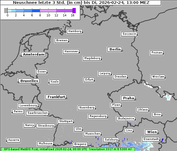 Neuschnee, 24. 2. 2026