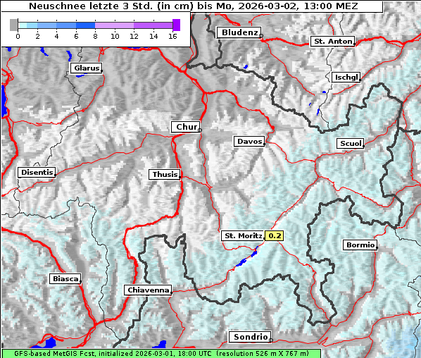 Neuschnee, 2. 3. 2026