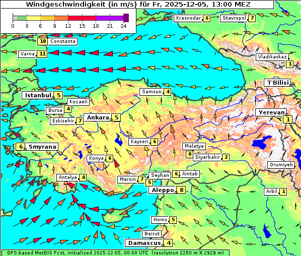 Wind, 5. 12. 2025
