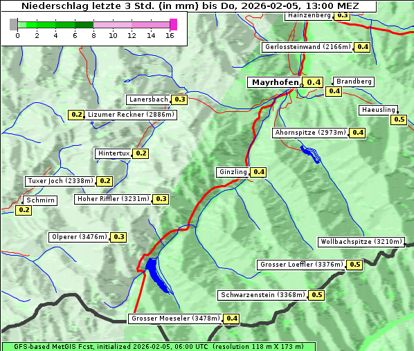 Niederschlag, 5. 2. 2026