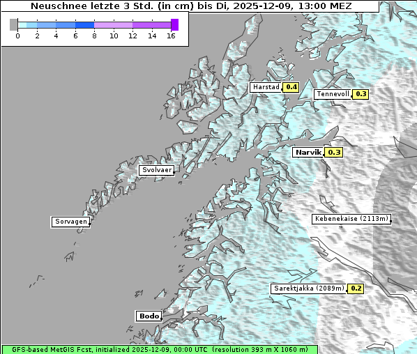Neuschnee, 9. 12. 2025