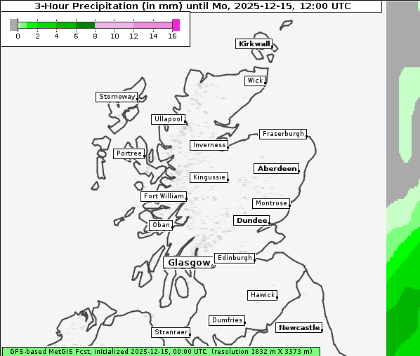 Niederschlag, 15. 12. 2025