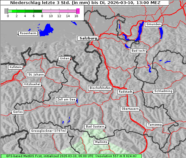 Niederschlag, 10. 3. 2026