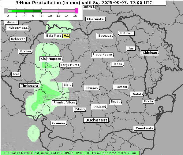 Niederschlag, 7. 9. 2025
