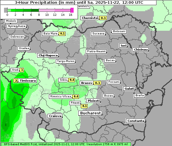 Niederschlag, 22. 11. 2025