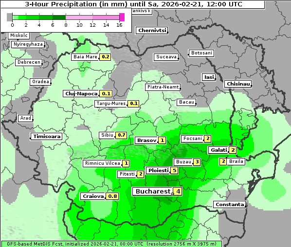Niederschlag, 21. 2. 2026