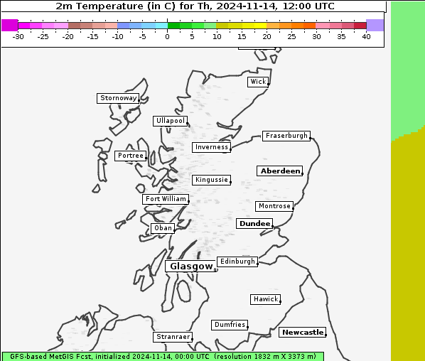 Temperatur, 14. 11. 2024