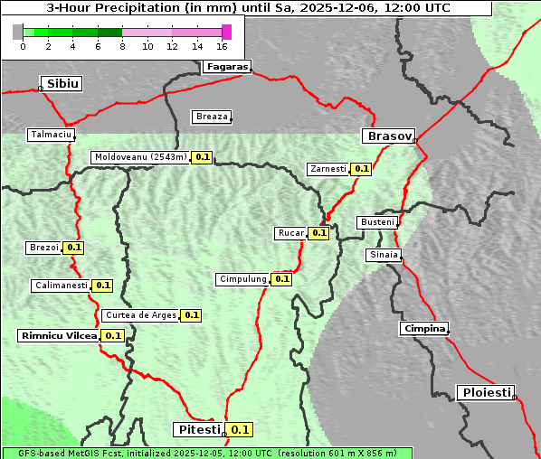 Niederschlag, 6. 12. 2025