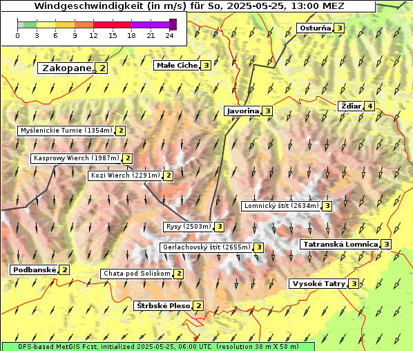 Wind, 25. 5. 2025