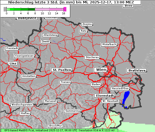 Niederschlag, 17. 12. 2025
