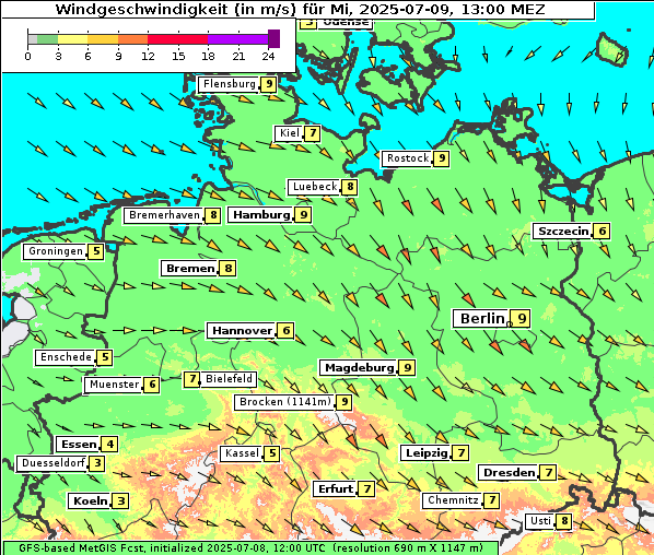 Wind, 9. 7. 2025