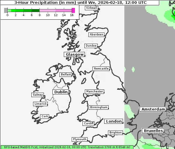 Niederschlag, 18. 2. 2026