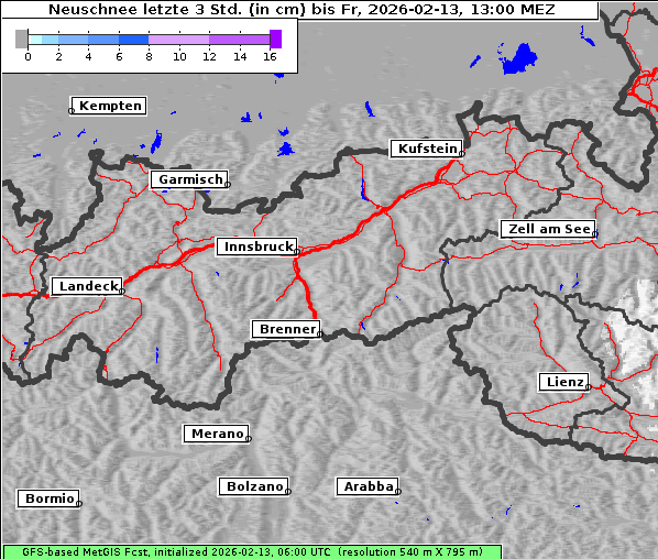Neuschnee, 13. 2. 2026