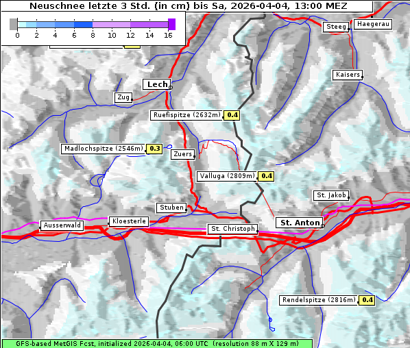 Neuschnee, 4. 4. 2026