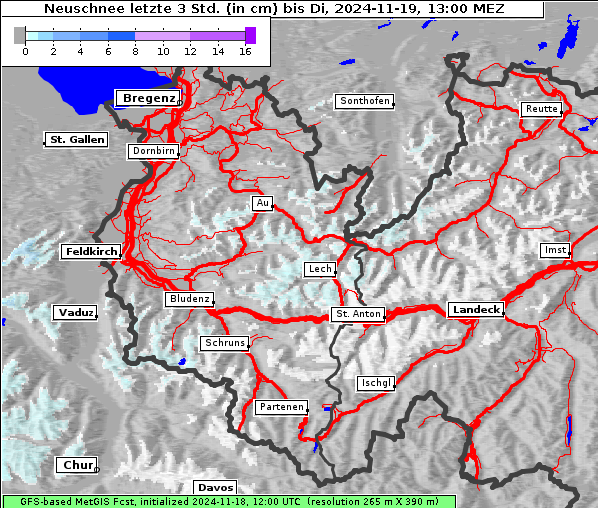 Neuschnee, 19. 11. 2024