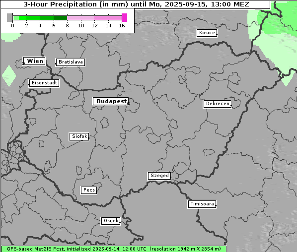 Niederschlag, 15. 9. 2025