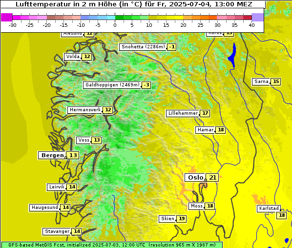 Temperatur, 4. 7. 2025