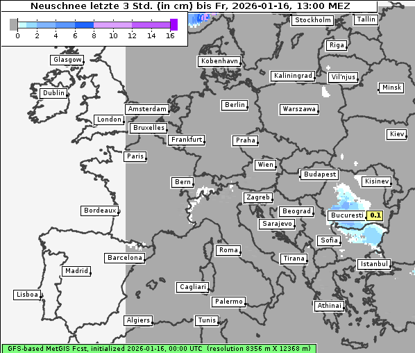 Neuschnee, 16. 1. 2026