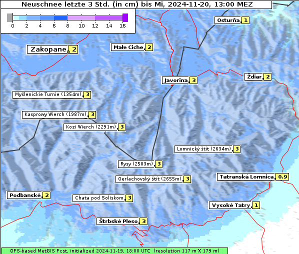 Neuschnee, 20. 11. 2024