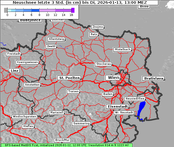 Neuschnee, 13. 1. 2026