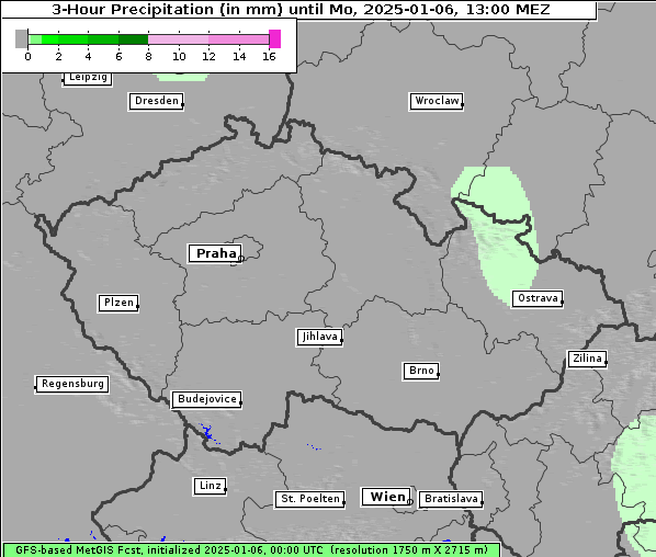 Niederschlag, 6. 1. 2025