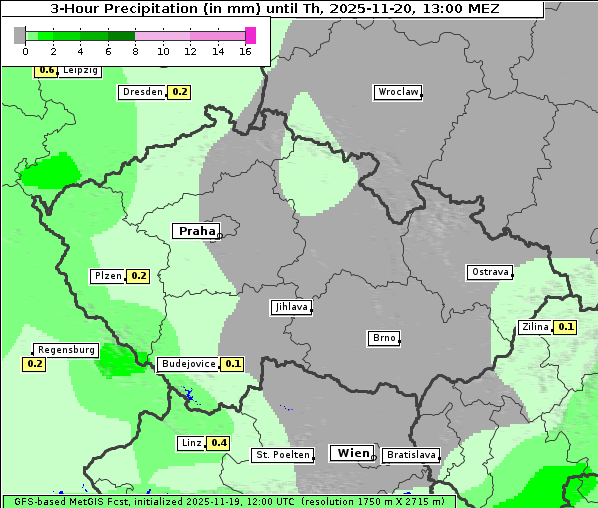 Niederschlag, 20. 11. 2025