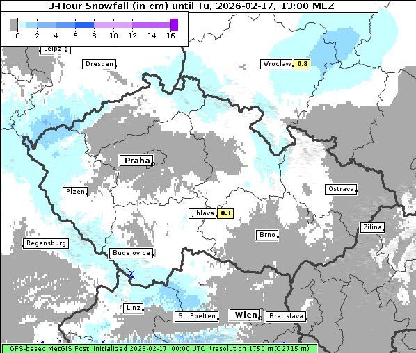 Neuschnee, 17. 2. 2026