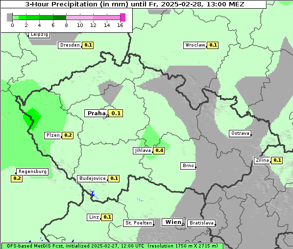 Niederschlag, 28. 2. 2025