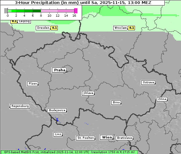 Niederschlag, 15. 11. 2025