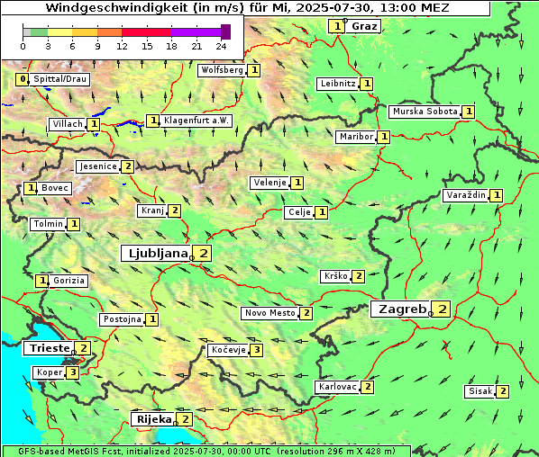 Wind, 30. 7. 2025