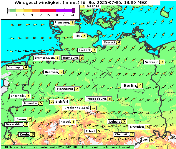 Wind, 6. 7. 2025