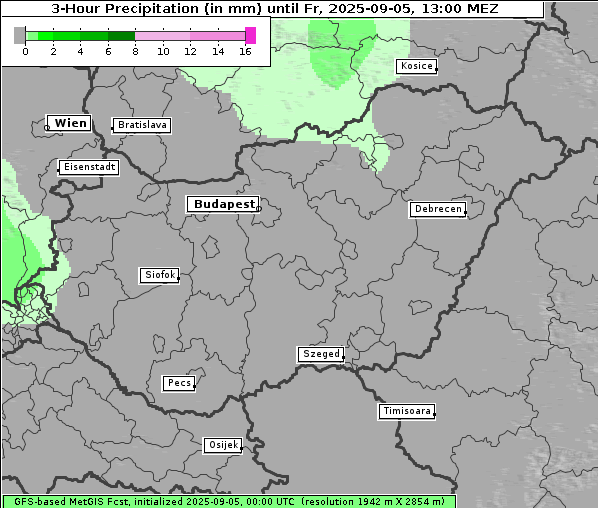 Niederschlag, 5. 9. 2025
