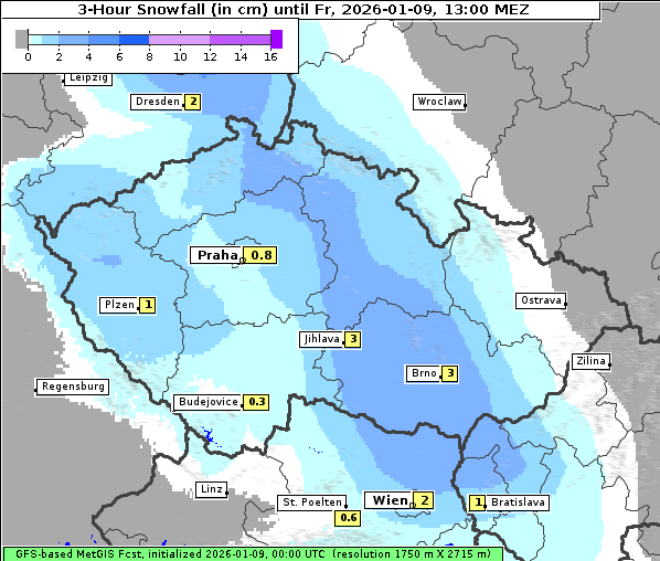 Neuschnee, 9. 1. 2026