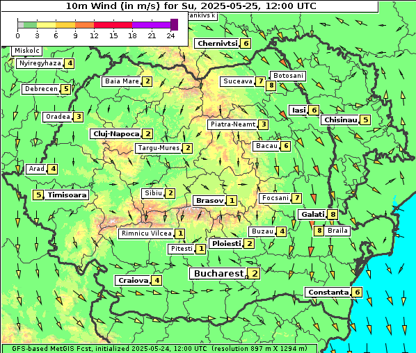 Wind, 25. 5. 2025