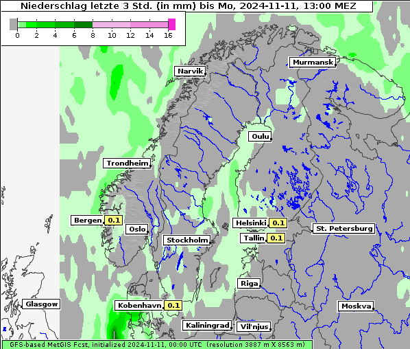 Niederschlag, 11. 11. 2024