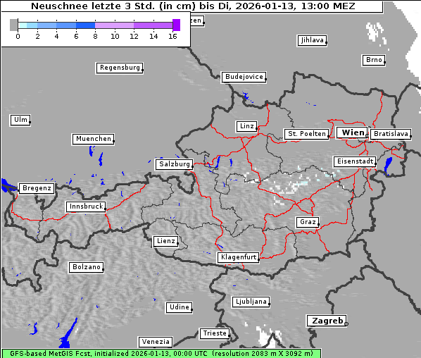 Neuschnee, 13. 1. 2026