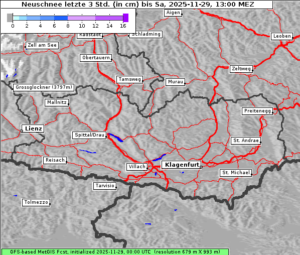 Neuschnee, 29. 11. 2025