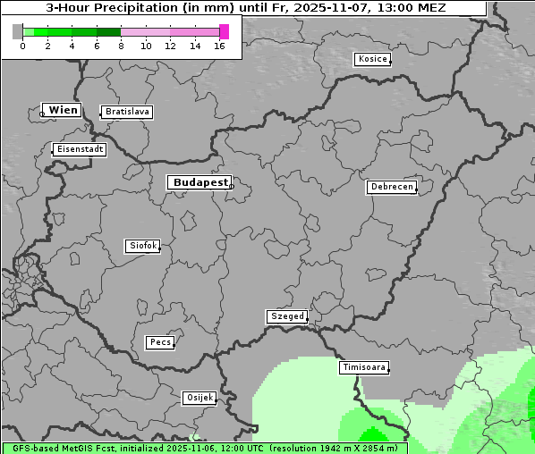 Niederschlag, 7. 11. 2025