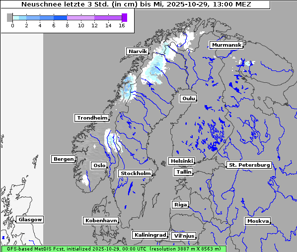Neuschnee, 29. 10. 2025