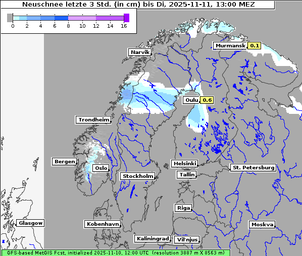 Neuschnee, 11. 11. 2025