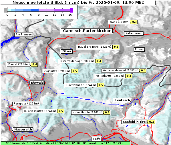 Neuschnee, 9. 1. 2026